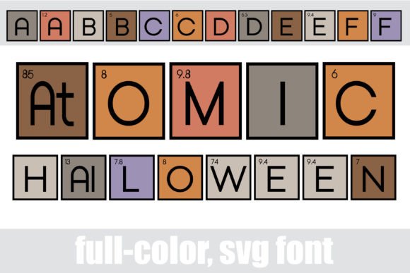 Atomic Halloween: A Creative Font for Seasonal Branding