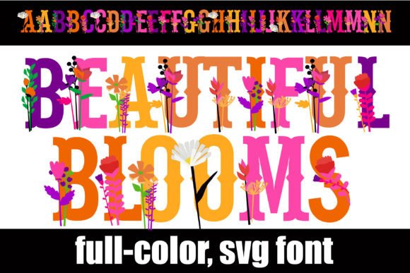 Beautiful Blooms: A Serif Font for Editorial Design