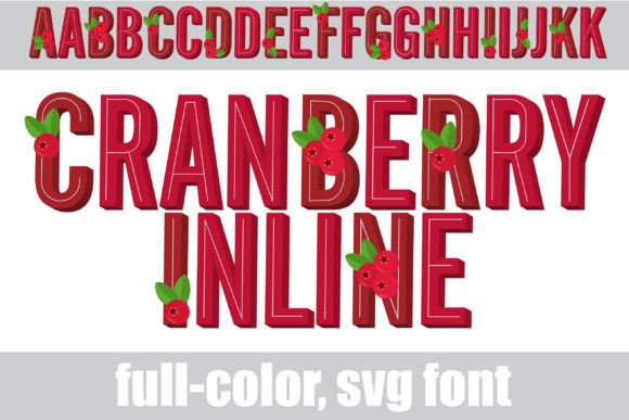 Cranberry Inline Font Review for Web Design