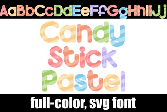 Designing Sweet Brands with Candy Stick Pastel Font