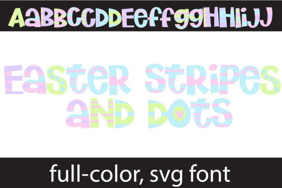 Designing with Easter Stripes and Dots: A Playful Typeface for Spring Web Layouts