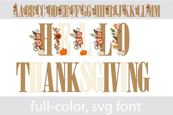 Designing with Hello Thanksgiving: A Color Font Story