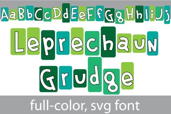Designing with Leprechaun Grudge: A Color Font for Web Layouts