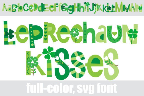 Designing with Leprechaun Kisses: A Whimsical Color Font for Editorial Layouts