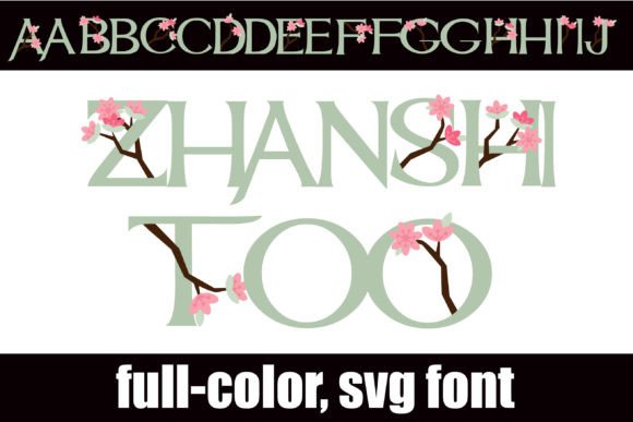 Designing with Zhanshi Too: A Color Font for Elegant Branding