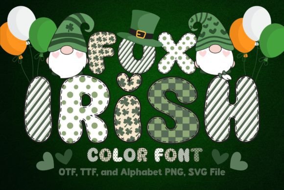 Fox Irish: A Playful Color Font for Editorial Design