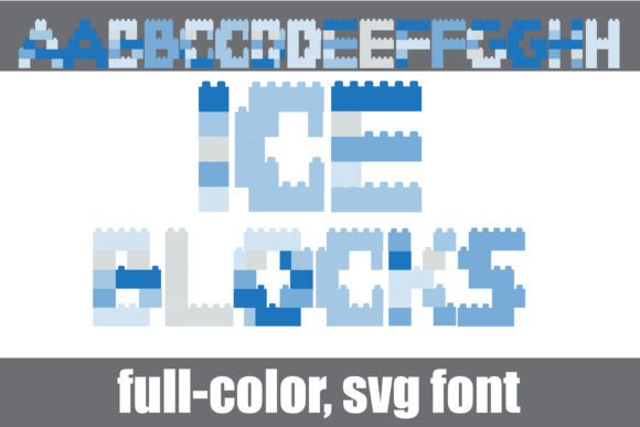 Ice Blocks: A Color Font That Freezes Attention in Campaigns