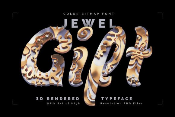 Jewel Gift Font Review: A Luxury 3D Typeface for Web Design