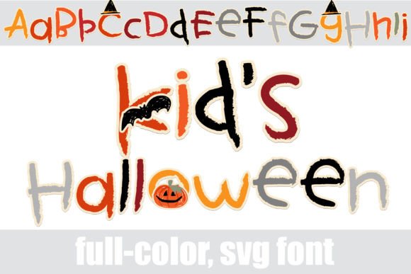 Kids Halloween Font for Festive Maker Projects