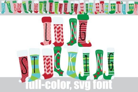 Long Stockings: The Festive Display Font for Holiday Campaigns