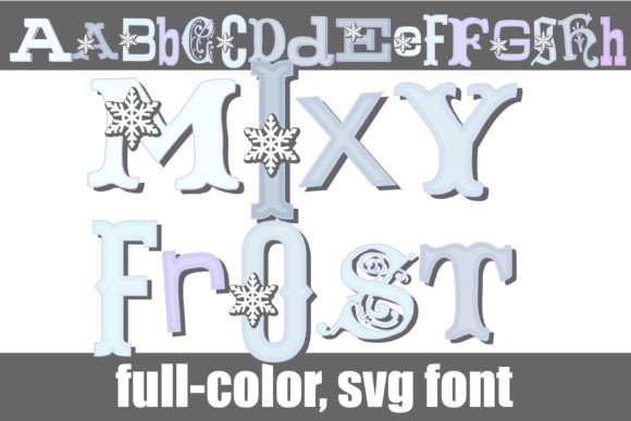Mixy Frost Font Review: A Colorful Winter Typeface for Brands