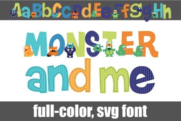 Monster and Me: A Color Font for Playful Web Design