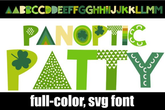 Panoptic Patty: A Colorful Display Font for Modern Web Design