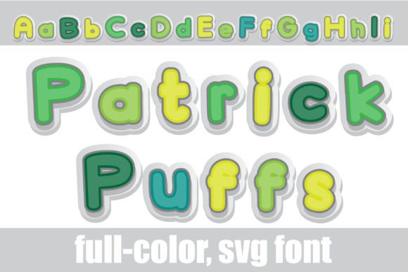 Patrick Puffs: A 3D Sticker Font for Bold Branding