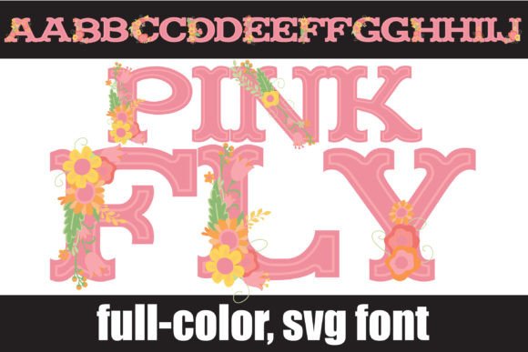 Pinkfly: A Color Font for Vibrant Web Headers