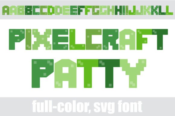 Pixelcraft Patty: A Retro Color Font for Web Heroes