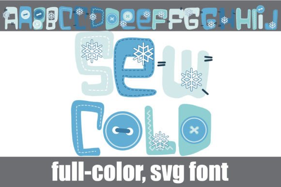 Sew Cold: A Creative Typeface for Winter Branding