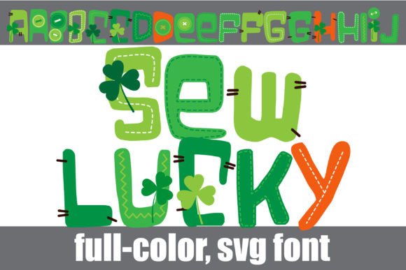 Sew Lucky Font Review: A Colorful Typeface for Web Design