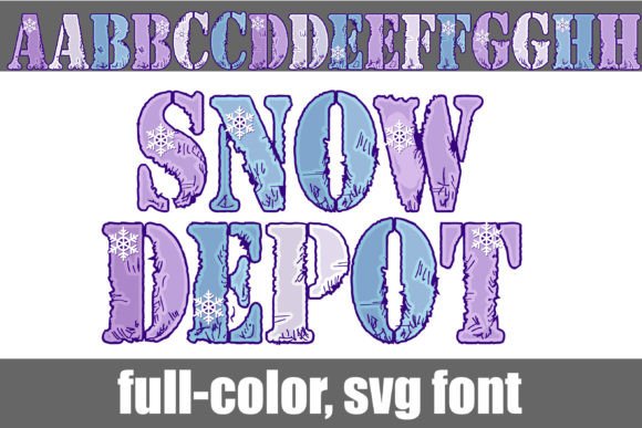 Snow Depot: A Color Font That Transforms Your Brand