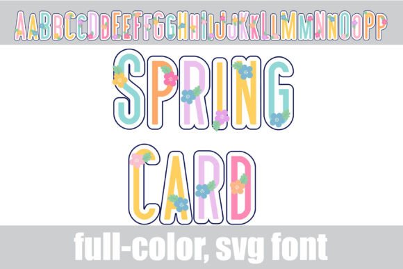 Spring Card Font Review: A Floral Display Typeface for Branding
