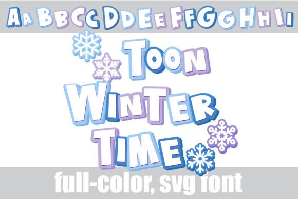 Toon Time Winter: A Playful Font for Seasonal Branding