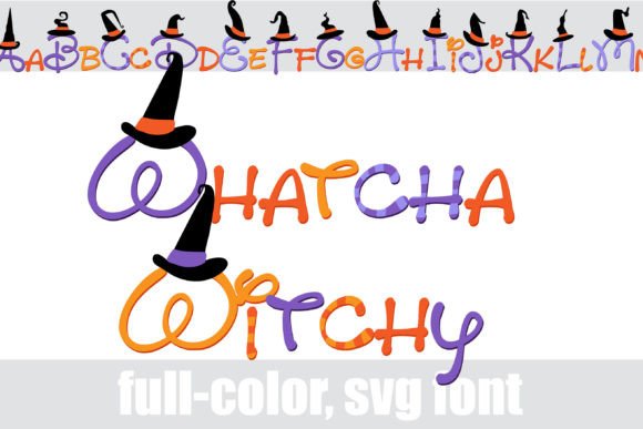 Whatcha Witchy: A Color Font for Memorable Branding