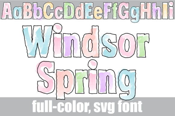 Windsor Spring: A Pastel Color Font for Social Campaigns