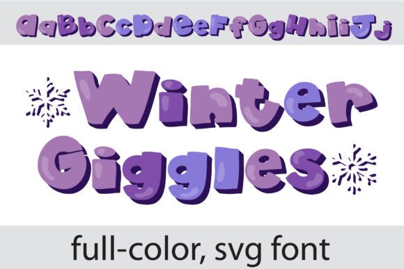 Winter Giggles: A Designer's Take on Playful Color Typography