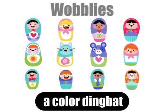 Wobblies: A Playful Color Font for Editorial Charm